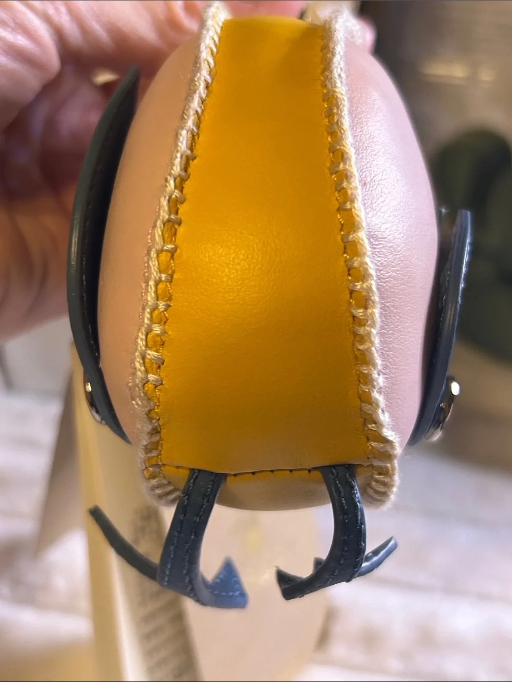Burberry leather key